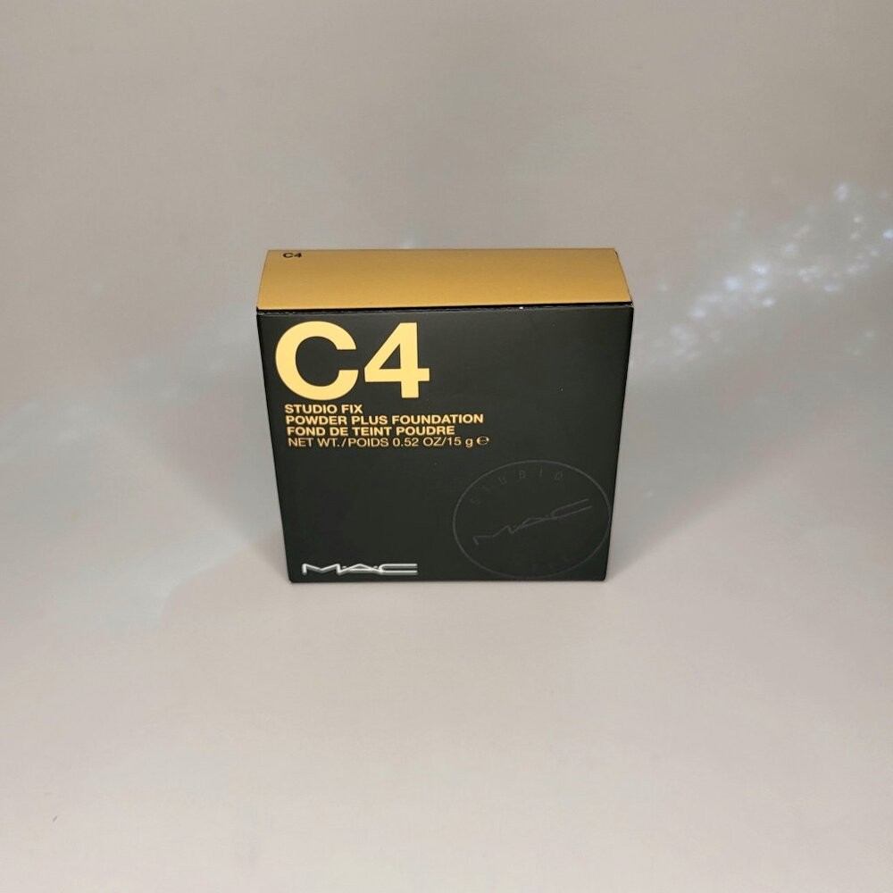 NEW MAC Studio Fix Powder Plus Foundation - C4 - Full Size (0.52 oz/15g)